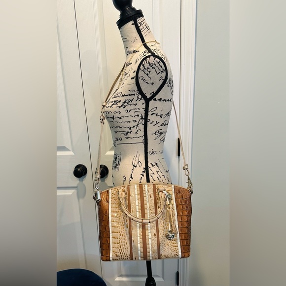 Brahmin Joan Tote Champagne Duxbury - Picture 7 of 13